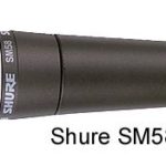 Micro SHURE SM58 + pince