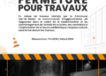 Fermeture pour travaux